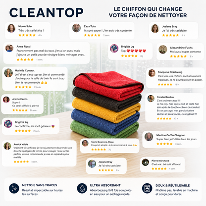 Chiffon en microfibre révolutionnaire