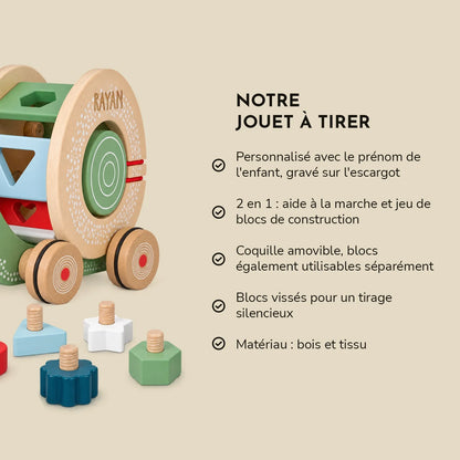 Mon Escargot – Jouet personnalisé