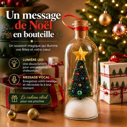 Votre voix en cadeau — Bouteille lumineuse qui garde vos souvenirs