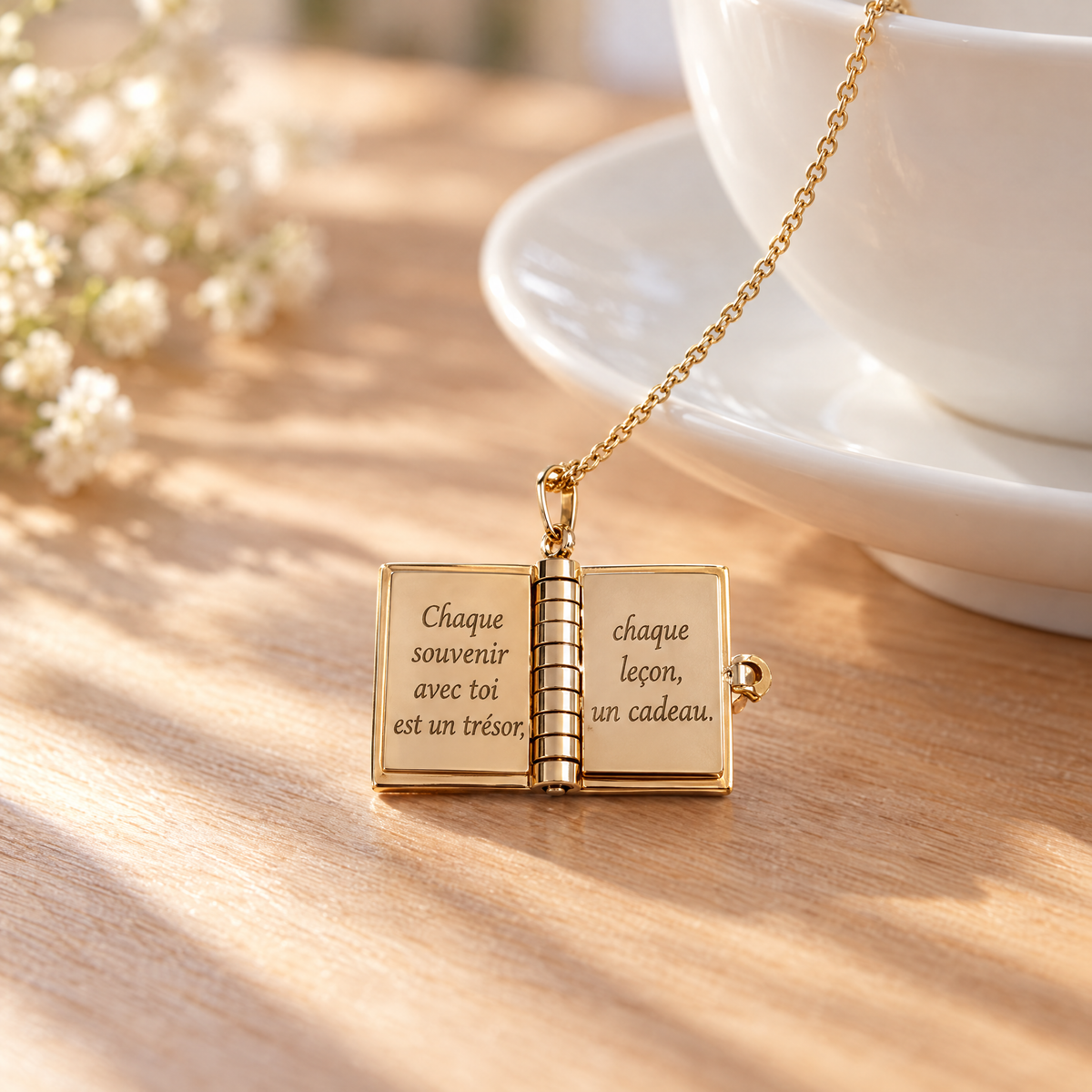 Pages 4 et 5 du collier La Meilleure Maman : Chaque souvenir avec toi est un trésor, chaque leçon, un cadeau