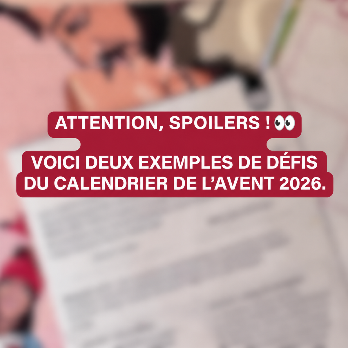 Calendrier de l'Avent pour Couples- Édition 2026